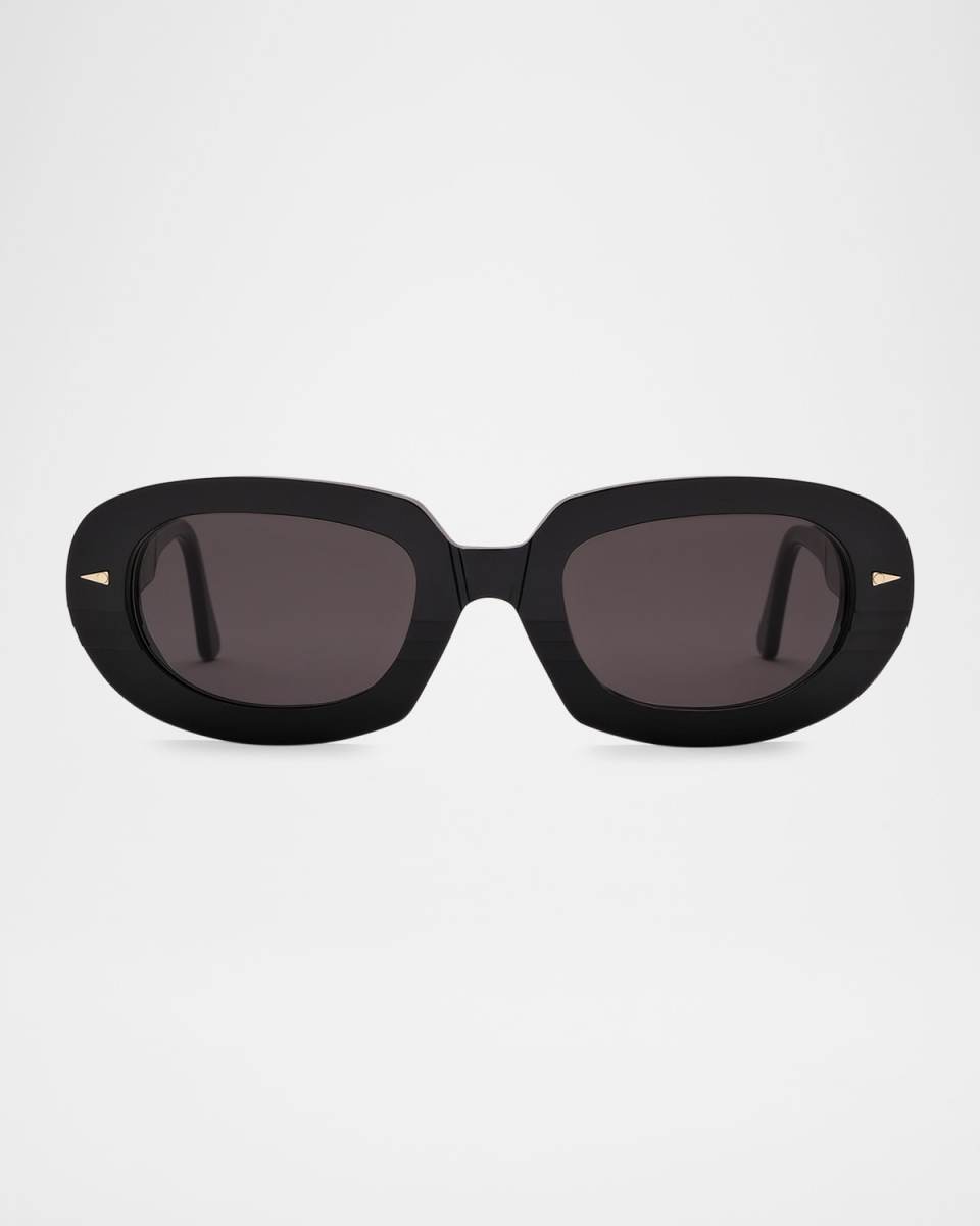 Lombards Acetate & Nylon Oval Sunglasses